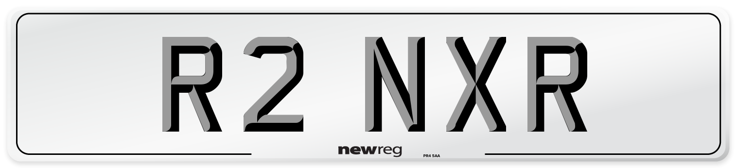 R2 NXR Number Plate from New Reg